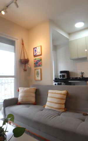Apartamento à venda com 33m², 1 quarto e sem vagaSala
