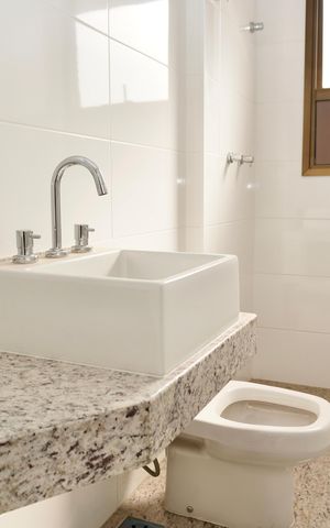 Apartamento para alugar com 90m², 1 quarto e 1 vaga Apartamento para alugar com 90m², 1 quarto e 1 vagaBanheiro da Suíte