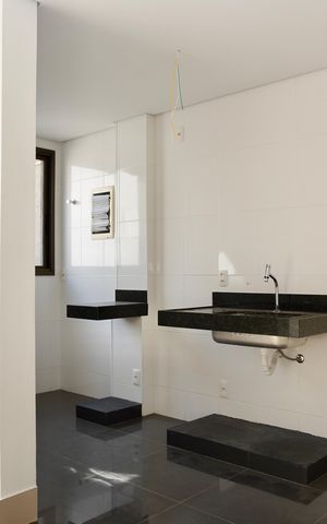 Apartamento para alugar com 90m², 1 quarto e 1 vaga Apartamento para alugar com 90m², 1 quarto e 1 vagaCozinha e Área de Serviço
