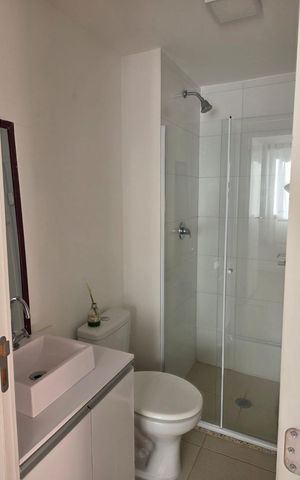 Apartamento para alugar com 40m², 2 quartos e 1 vaga Apartamento para alugar com 40m², 2 quartos e 1 vagaBanheiro