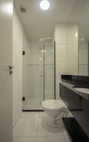 Apartamento para alugar com 38m², 2 quartos e sem vagaBanheiro