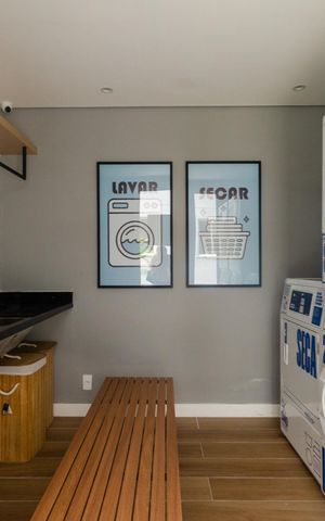 Apartamento para alugar com 38m², 2 quartos e sem vagaLavanderia
