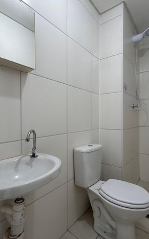 Apartamento para alugar com 34m², 2 quartos e sem vaga Apartamento para alugar com 34m², 2 quartos e sem vagaBanheiro