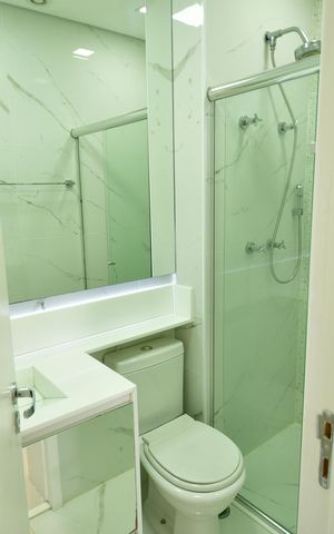 Apartamento para alugar com 217m², 2 quartos e 2 vagasBanheiro Social