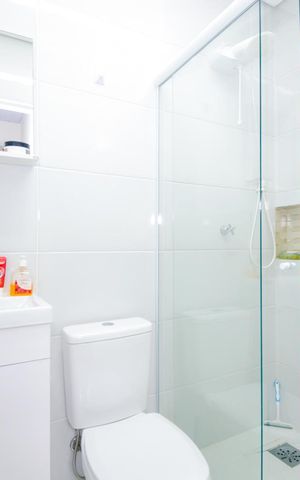 Casa para alugar com 190m², 3 quartos e 4 vagasBanheiro da Edícula 