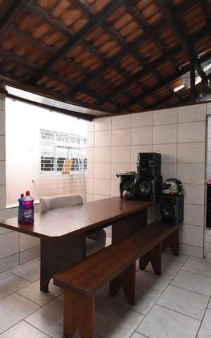 Casa à venda com 155m², 3 quartos e 2 vagasÁrea gourmet