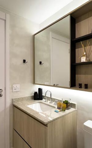 Studio à venda com 25m², 1 quarto e sem vaga Studio à venda com 25m², 1 quarto e sem vagaBanheiro