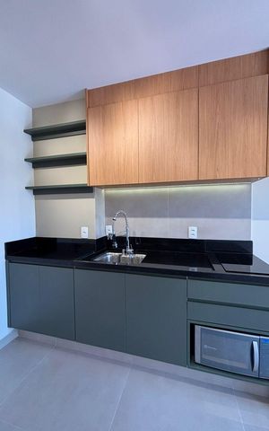 Apartamento para alugar com 27m², 1 quarto e sem vaga