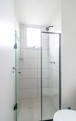 Apartamento à venda com 37m², 2 quartos e 1 vaga Apartamento à venda com 37m², 2 quartos e 1 vagaBanheiro social