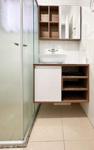 Apartamento para alugar com 56m², 2 quartos e 1 vaga Apartamento para alugar com 56m², 2 quartos e 1 vagaBanheiro Social