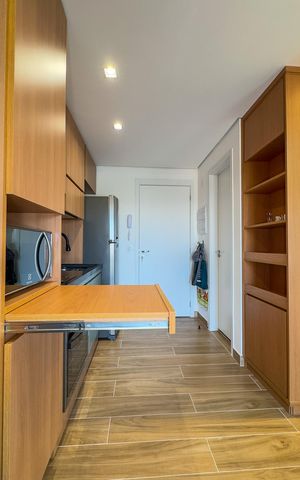 Studio para alugar com 27m², 1 quarto e 1 vagaStudio