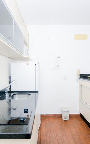 Studio para alugar com 38m², 1 quarto e 1 vagaCozinha