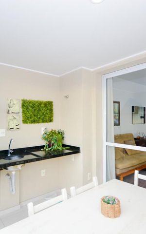 Studio para alugar com 38m², 1 quarto e 1 vagaVaranda