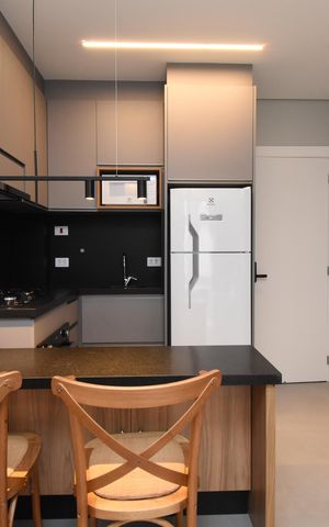 Studio para alugar com 34m², 1 quarto e 1 vagaStudio