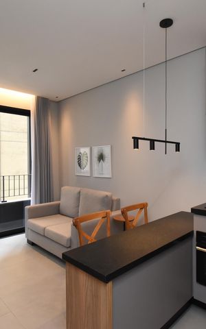Studio para alugar com 34m², 1 quarto e 1 vagaStudio