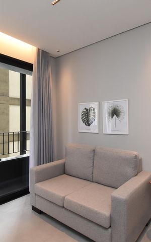 Studio para alugar com 34m², 1 quarto e 1 vagaStudio