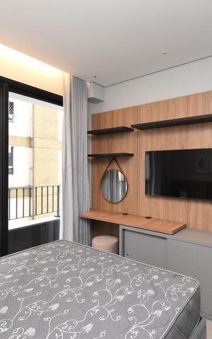 Studio para alugar com 34m², 1 quarto e 1 vagaQuarto do Studio