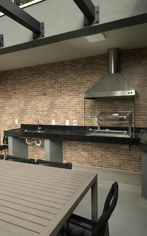 Apartamento à venda com 132m², 3 quartos e 3 vagasÁrea comum - Churrasqueira