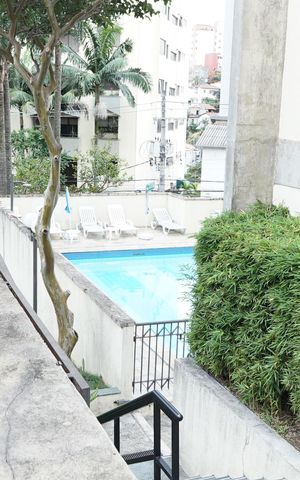 Apartamento para alugar com 35m², 1 quarto e 1 vagaPiscina