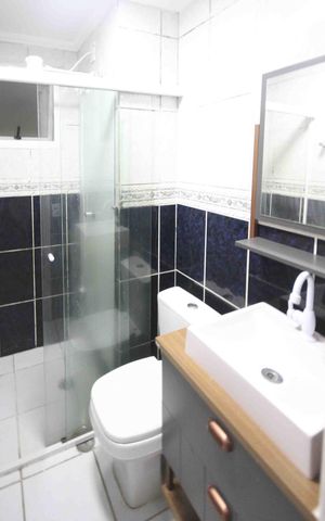Apartamento para alugar com 57m², 2 quartos e 1 vagaBanheiro