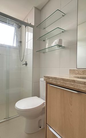 Apartamento para alugar com 77m², 2 quartos e 1 vaga Apartamento para alugar com 77m², 2 quartos e 1 vagaBanheiro