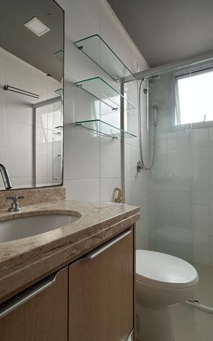 Apartamento para alugar com 77m², 2 quartos e 1 vaga Apartamento para alugar com 77m², 2 quartos e 1 vagaBanheiro suíte