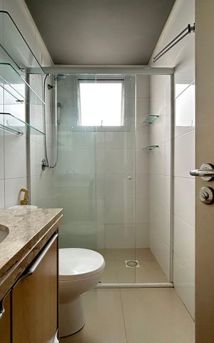 Apartamento para alugar com 77m², 2 quartos e 1 vaga Apartamento para alugar com 77m², 2 quartos e 1 vagaBanheiro suíte