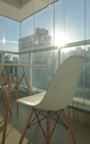 Studio para alugar com 35m², 1 quarto e 1 vagaVaranda