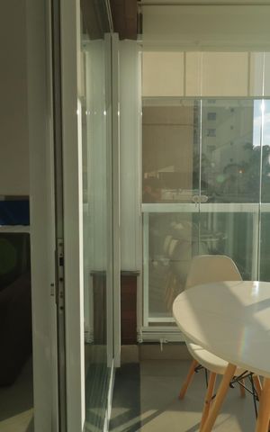 Studio para alugar com 35m², 1 quarto e 1 vagaVaranda