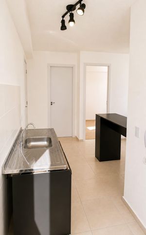 Apartamento para alugar com 40m², 2 quartos e 1 vagaSala/cozinha