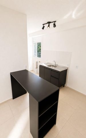 Apartamento para alugar com 40m², 2 quartos e 1 vagaSala/cozinha