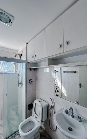Apartamento para alugar com 74m², 2 quartos e 1 vagaBanheiro