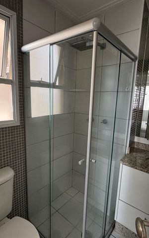 Apartamento para alugar com 65m², 2 quartos e 1 vaga Apartamento para alugar com 65m², 2 quartos e 1 vagaBanheiro da Suíte