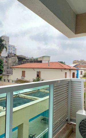 Apartamento à venda com 46m², 1 quarto e 1 vagaVaranda