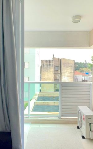 Apartamento à venda com 46m², 1 quarto e 1 vagaVaranda