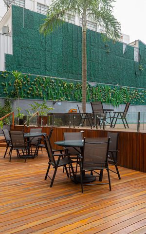 Apartamento para alugar com 35m², 1 quarto e sem vaga Apartamento para alugar com 35m², 1 quarto e sem vagaÁrea comum - Área da Piscina