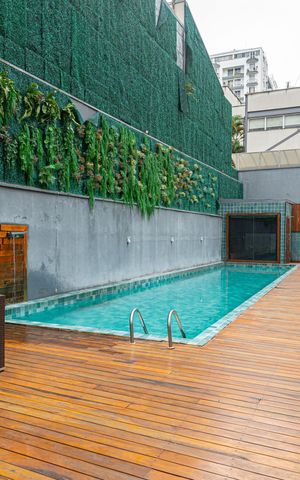 Apartamento para alugar com 35m², 1 quarto e sem vaga Apartamento para alugar com 35m², 1 quarto e sem vagaÁrea comum - Piscina