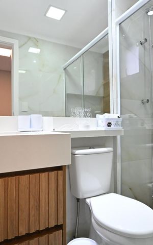 Apartamento à venda com 96m², 3 quartos e 2 vagasBanheiro Suíte 1
