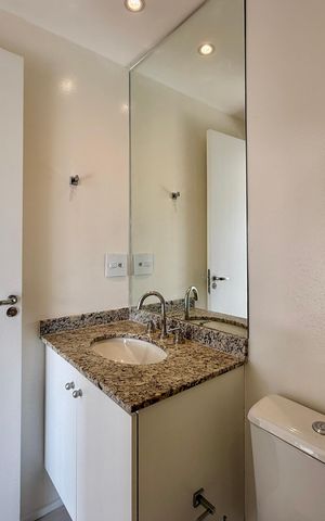Apartamento à venda com 76m², 2 quartos e 2 vagas Apartamento à venda com 76m², 2 quartos e 2 vagasBanheiro Suíte 1