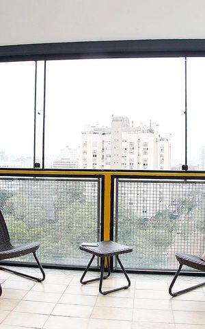 Apartamento à venda com 94m², 3 quartos e 1 vagaSala 1 Estar Detalhe Varanda