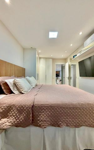 Apartamento à venda com 106m², 2 quartos e 2 vagas Apartamento à venda com 106m², 2 quartos e 2 vagasQuarto 1