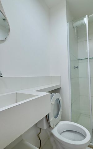 Apartamento para alugar com 38m², 2 quartos e 1 vaga Apartamento para alugar com 38m², 2 quartos e 1 vagaBanheiro