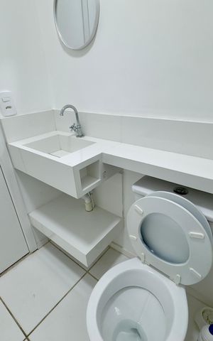 Apartamento para alugar com 38m², 2 quartos e 1 vaga Apartamento para alugar com 38m², 2 quartos e 1 vagaBanheiro