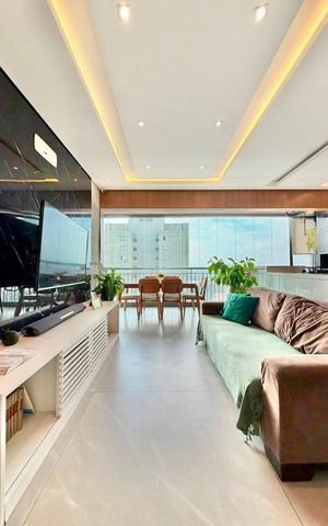 Apartamento à venda com 106m², 4 quartos e 2 vagas Apartamento à venda com 106m², 4 quartos e 2 vagasSala