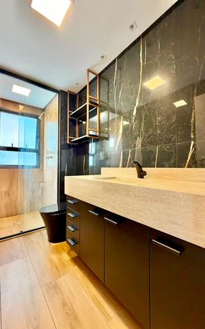 Apartamento à venda com 106m², 4 quartos e 2 vagas Apartamento à venda com 106m², 4 quartos e 2 vagasBanheiro 1