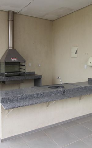 Apartamento para alugar com 42m², 2 quartos e 1 vagaÁrea comum - Churrasqueira