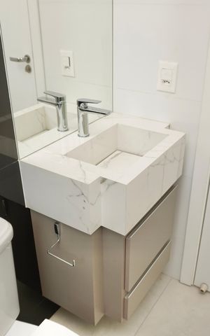 Apartamento à venda com 58m², 2 quartos e 1 vagaBanheiro Social