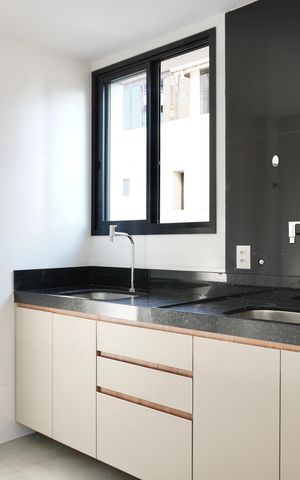 Apartamento à venda com 58m², 2 quartos e 1 vagaCozinha e Área de Serviço