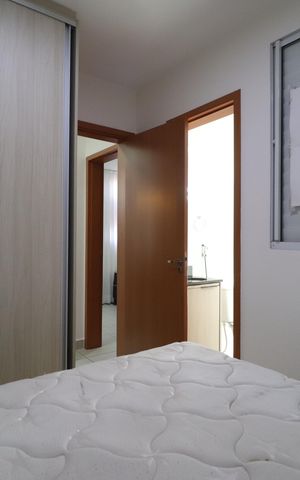 Apartamento para alugar com 58m², 2 quartos e 1 vagaQuarto 2 - Suíte