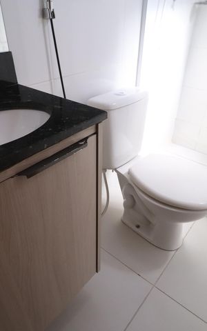 Apartamento para alugar com 58m², 2 quartos e 1 vagaBanheiro do Quarto 2